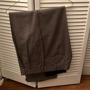 George Plaid Dress Pants